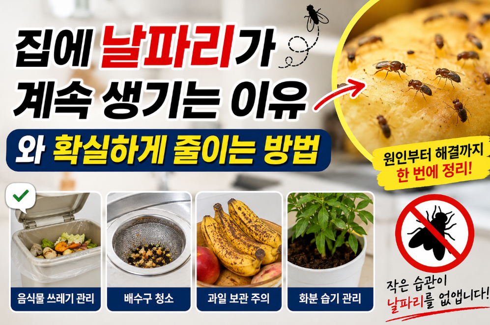 집에 날파리가 생기는이유 썸네일