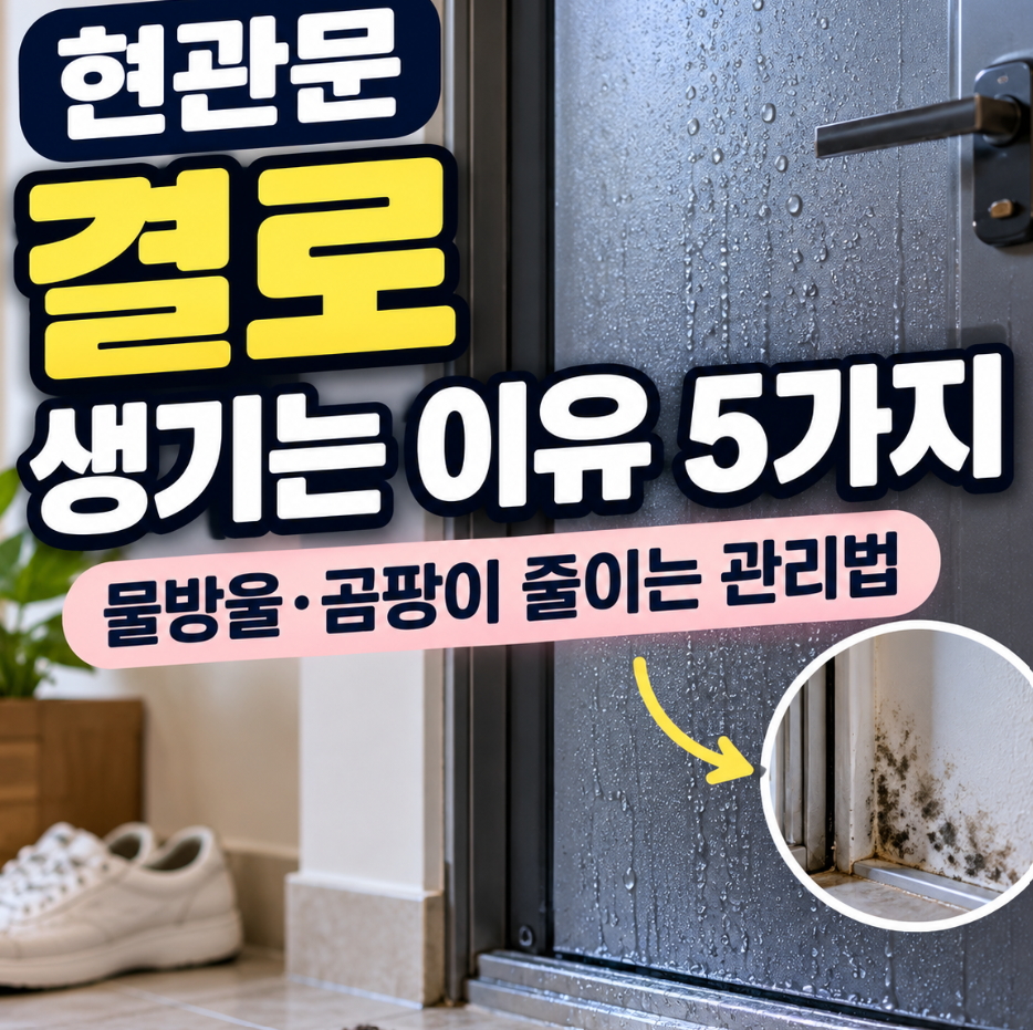 현관문 결로 생기는 이유5가지 썸네일